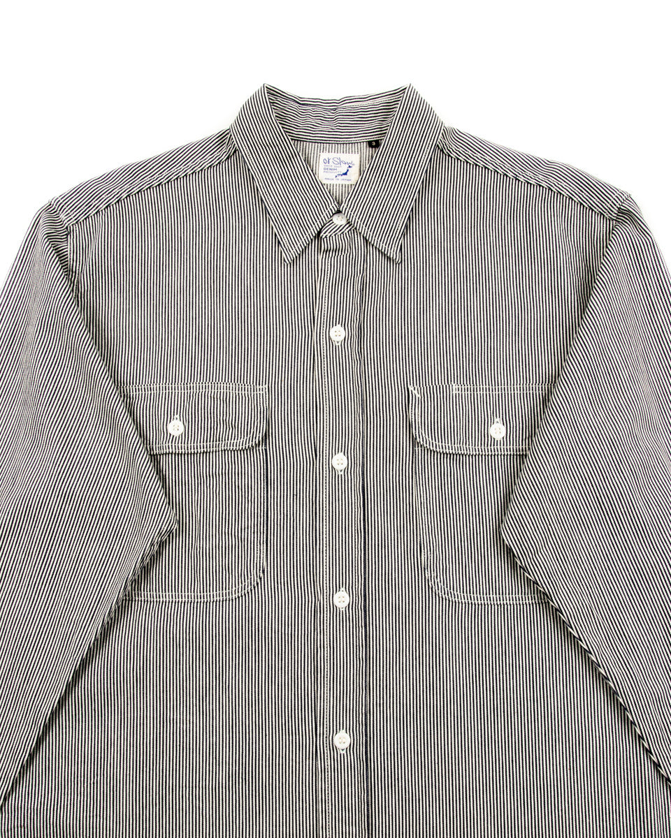 OrSlow Hickory Stripe Work Shirts - Hickory Used - Standard & Strange