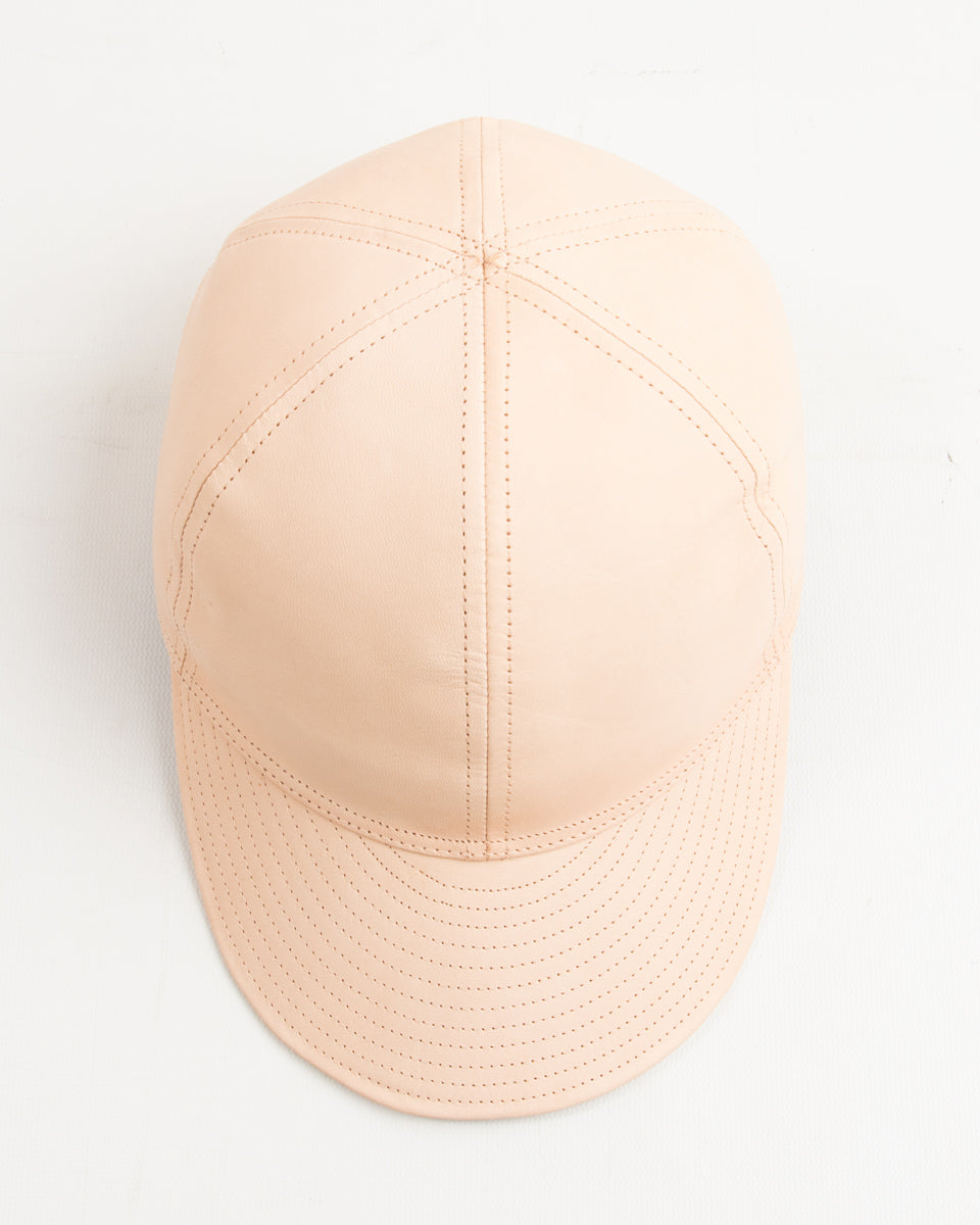 Papa Nui A-26 Cap - Veg Tan Shinki Horsehide - Standard & Strange