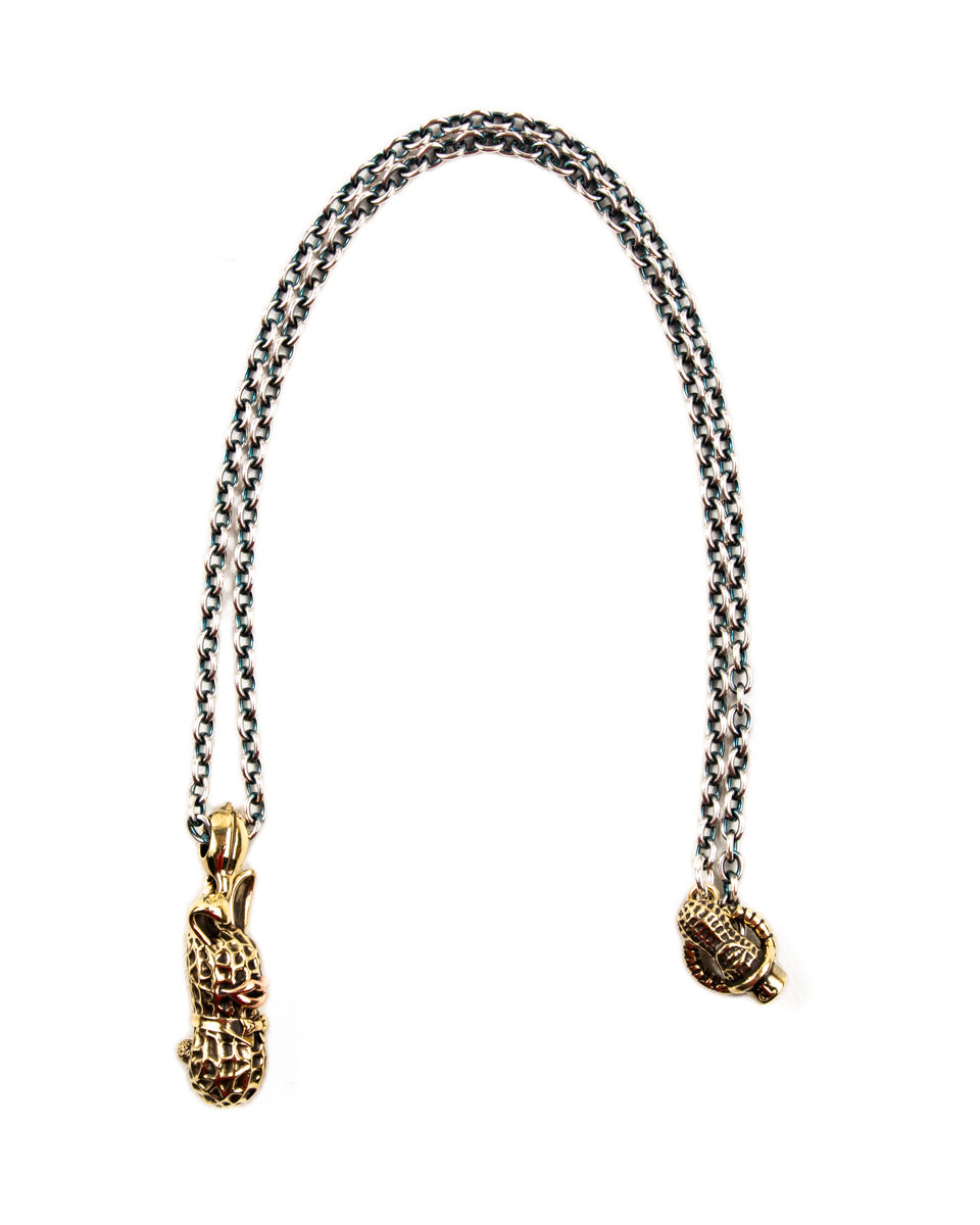 Peanuts & Co 50cm Large Bunny Necklace - Brass x Copper - Standard & Strange