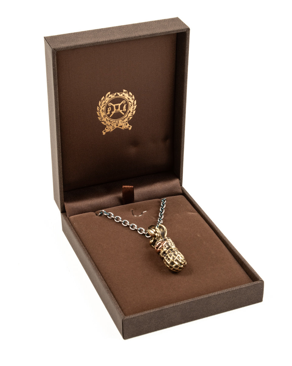 Peanuts & Co 50cm Large Bunny Necklace - Brass x Copper - Standard & Strange