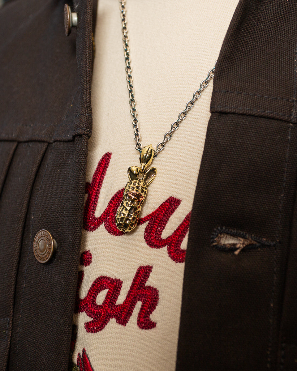 Peanuts & Co 50cm Large Bunny Necklace - Brass x Copper - Standard & Strange