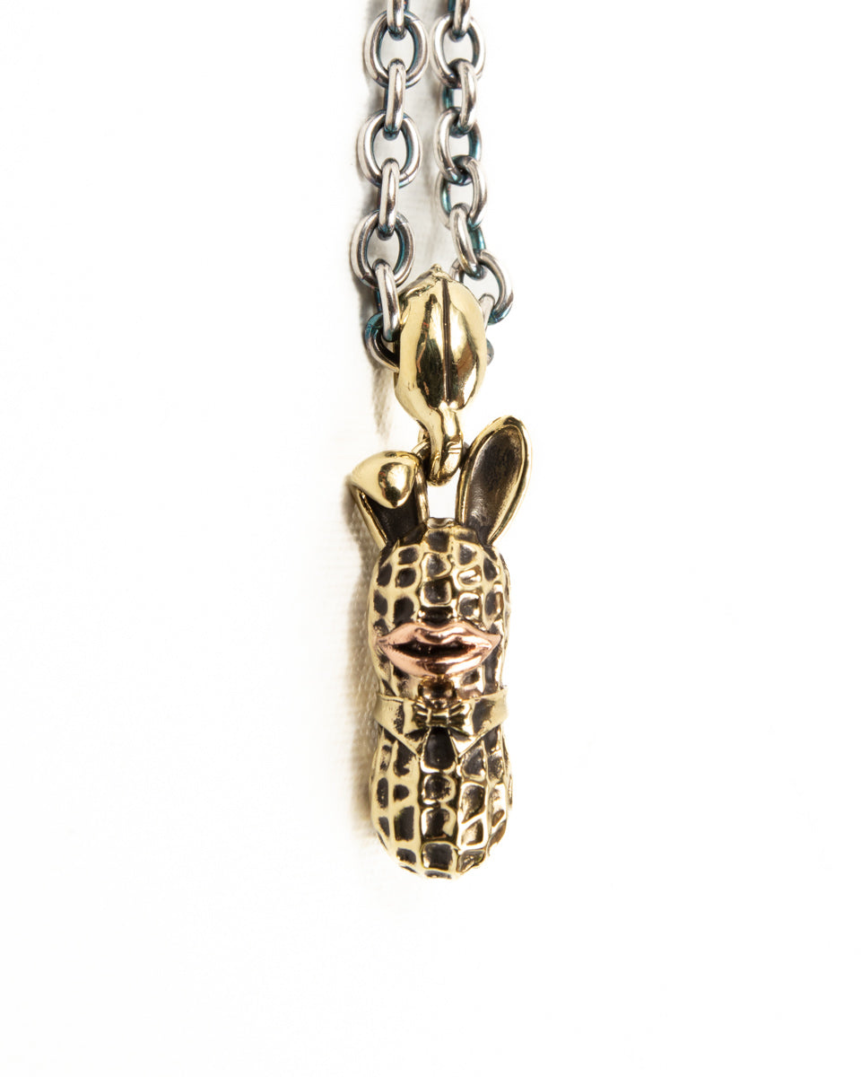 Peanuts & Co 60cm Medium Bunny Necklace - Brass x Copper - Standard & Strange