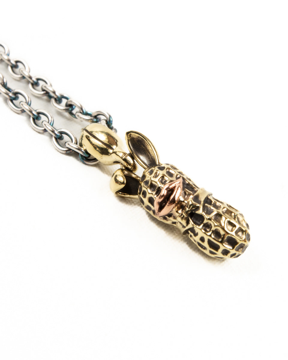 Peanuts & Co 60cm Medium Bunny Necklace - Brass x Copper - Standard & Strange