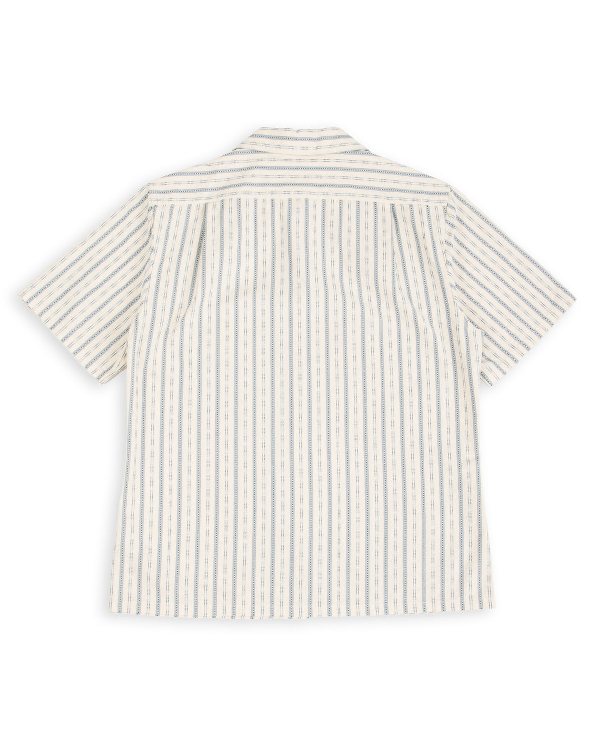 Prequel S&S x Prequel Short Open Collar Shirt - Beige Classic Riviera Stripe - Standard & Strange