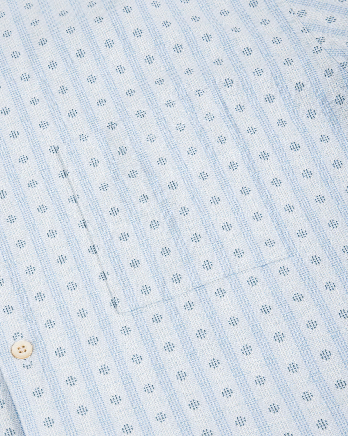 Prequel S&S x Prequel Short Open Collar Shirt - Blue Classic Dobby Check - Standard & Strange