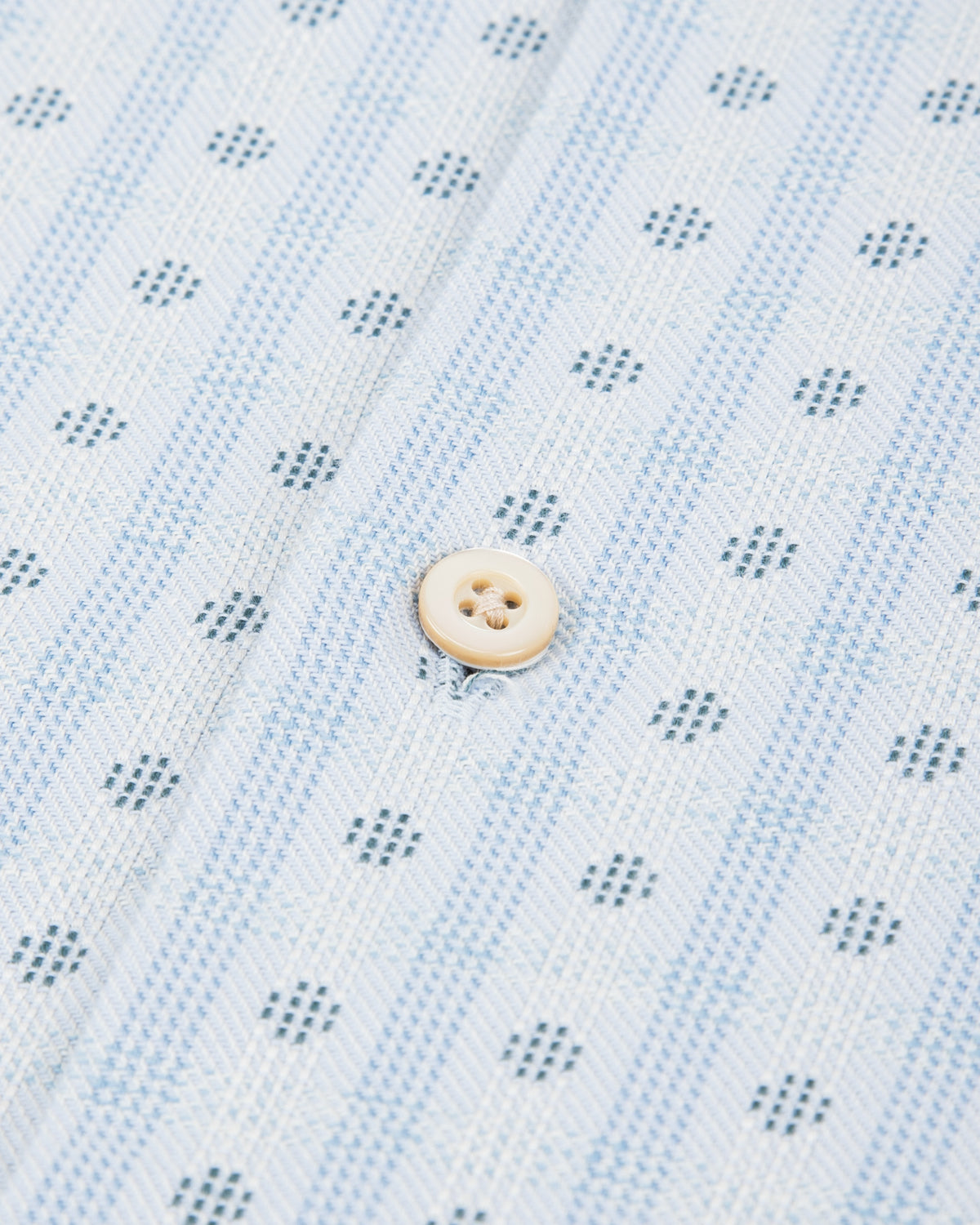 Prequel S&S x Prequel Short Open Collar Shirt - Blue Classic Dobby Check - Standard & Strange