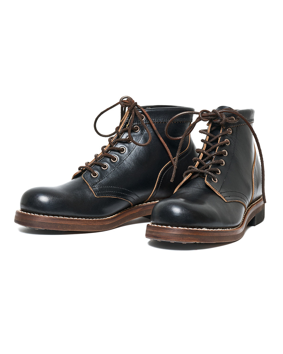 Rolling Dub Trio Pre-order [Pre-Order for Mid / Late 2025 Delivery] Coupen 7 Boot - Black Horsehide - Standard & Strange