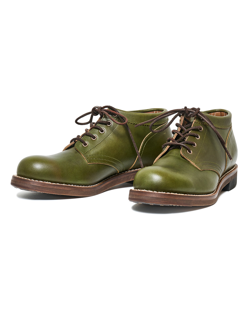 Rolling Dub Trio Pre-order [Pre-Order for Late 2024 - Mid 2025 Delivery] Coupen Mid Cut Boot - Green Horsehide - Standard & Strange