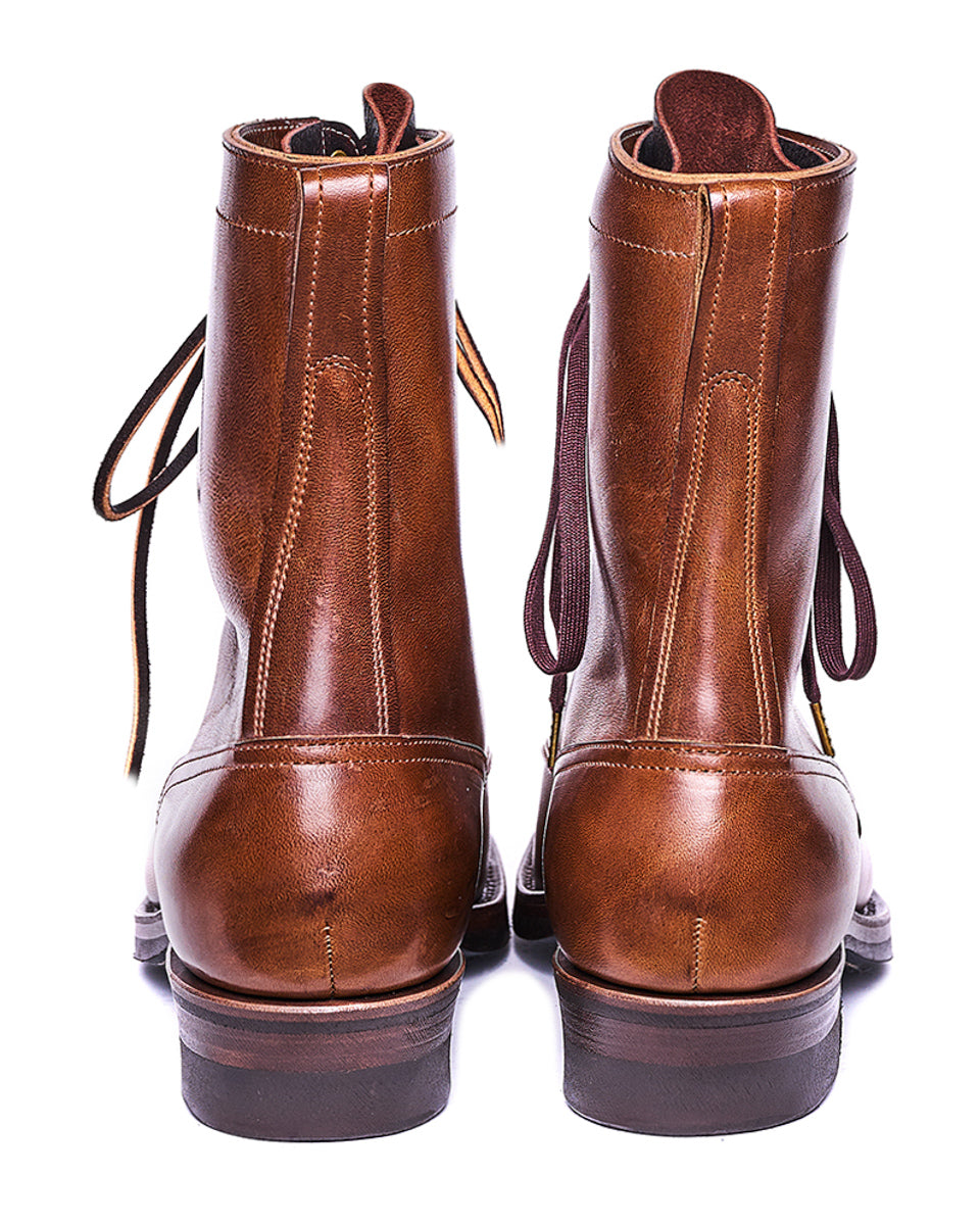 Rolling Dub Trio Pre-order [Pre-Order for Mid / Late 2025 Delivery] Griffin 8.5" Boots - Brown Horsebutt - Standard & Strange