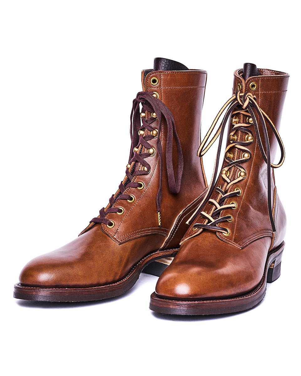 Rolling Dub Trio Pre-order [Pre-Order for Mid / Late 2025 Delivery] Griffin 8.5" Boots - Brown Horsebutt - Standard & Strange