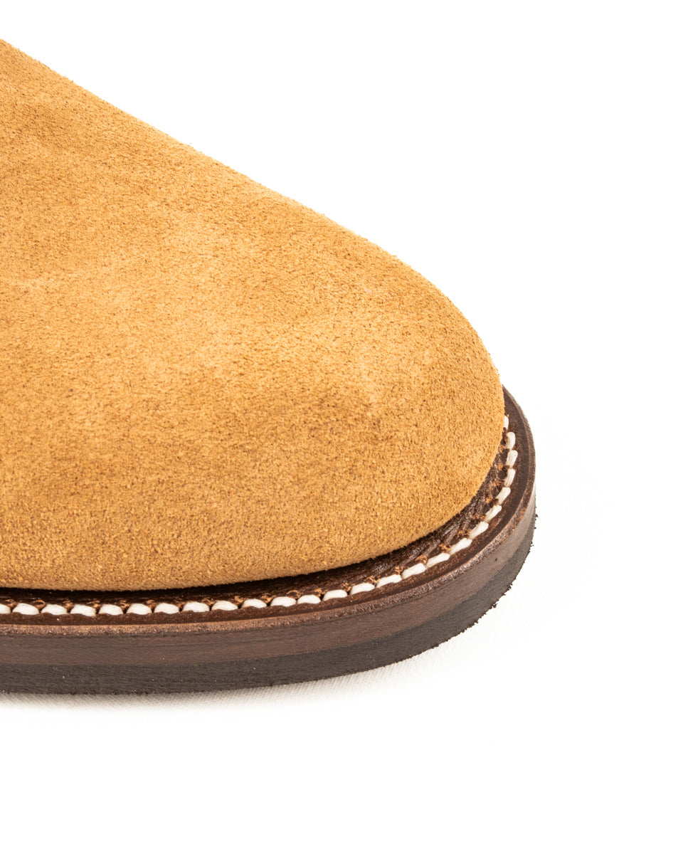 Rolling Dub Trio Griffin Plain Toe Boots - Beige Suede - Standard & Strange