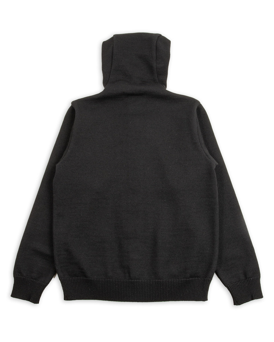 The Real McCoy's 30s Hooded Knit Sweater - Black - Standard & Strange