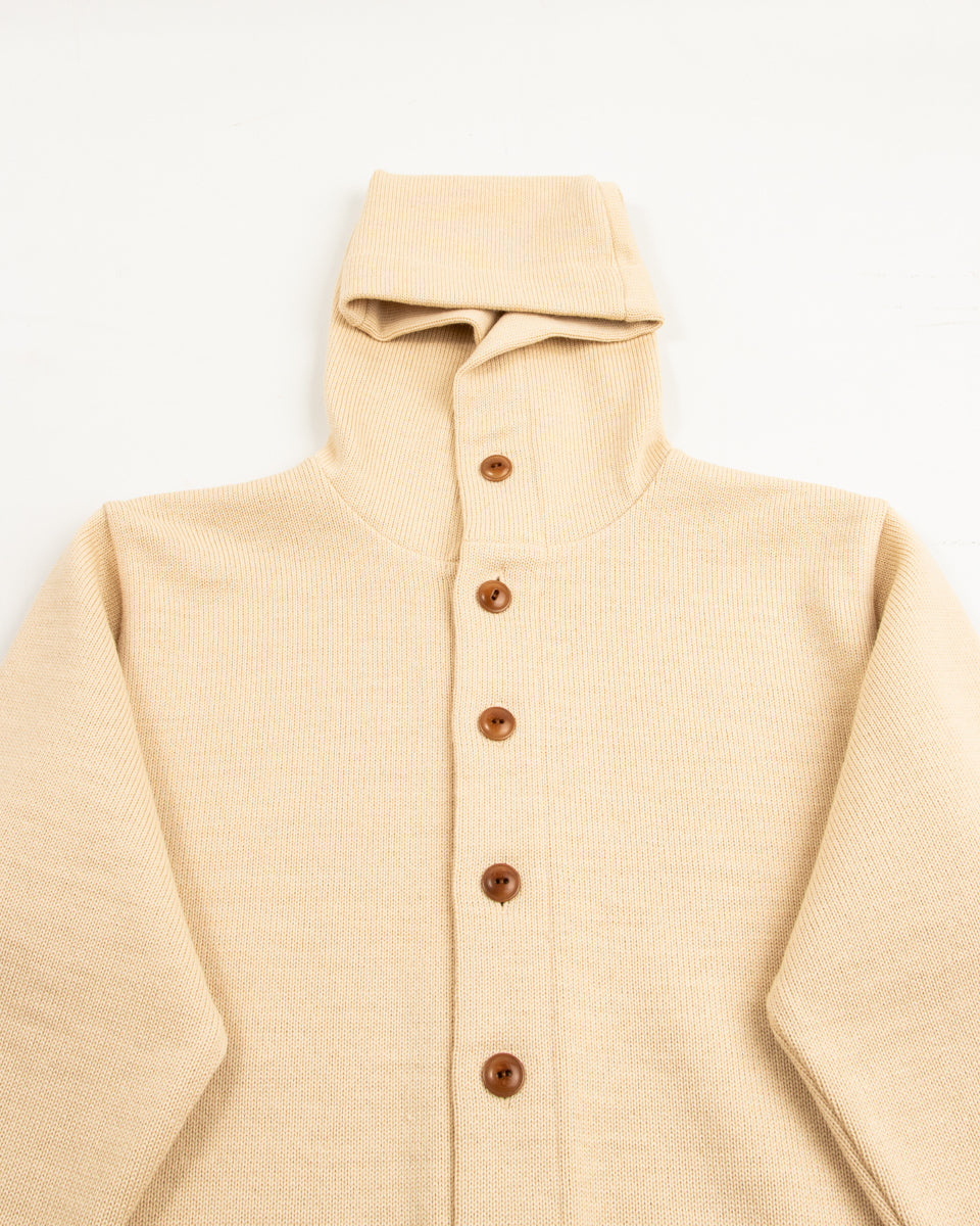The Real McCoy's 30s Hooded Knit Sweater - Ecru - Standard & Strange