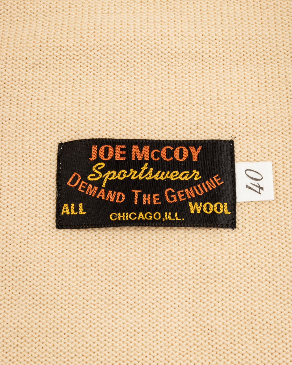 The Real McCoy's 30s Hooded Knit Sweater - Ecru - Standard & Strange