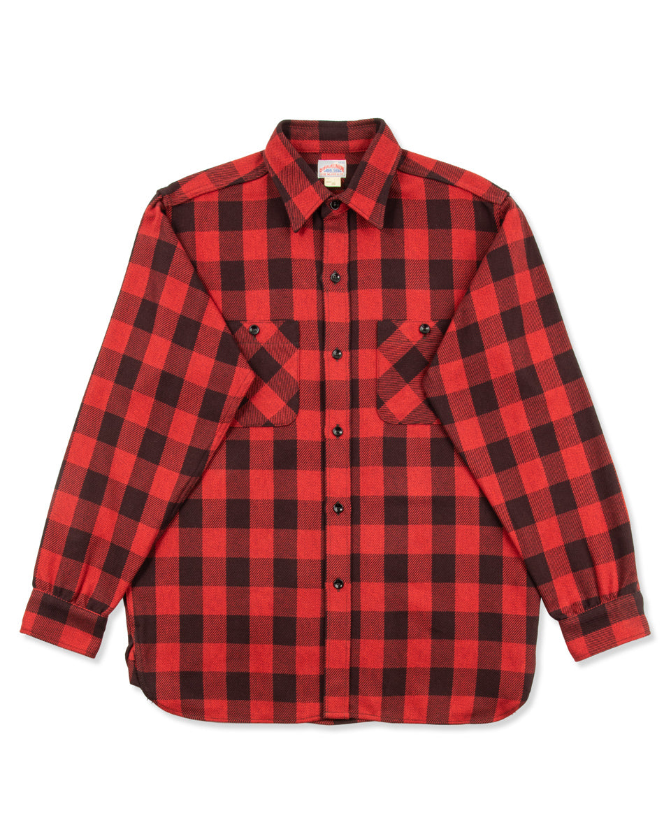 buffalo check dress shirt Ash & Erie Buffalo Plaid Flannel Button-Down Shirt for Short Men Buffalo Plaid / S / Slim