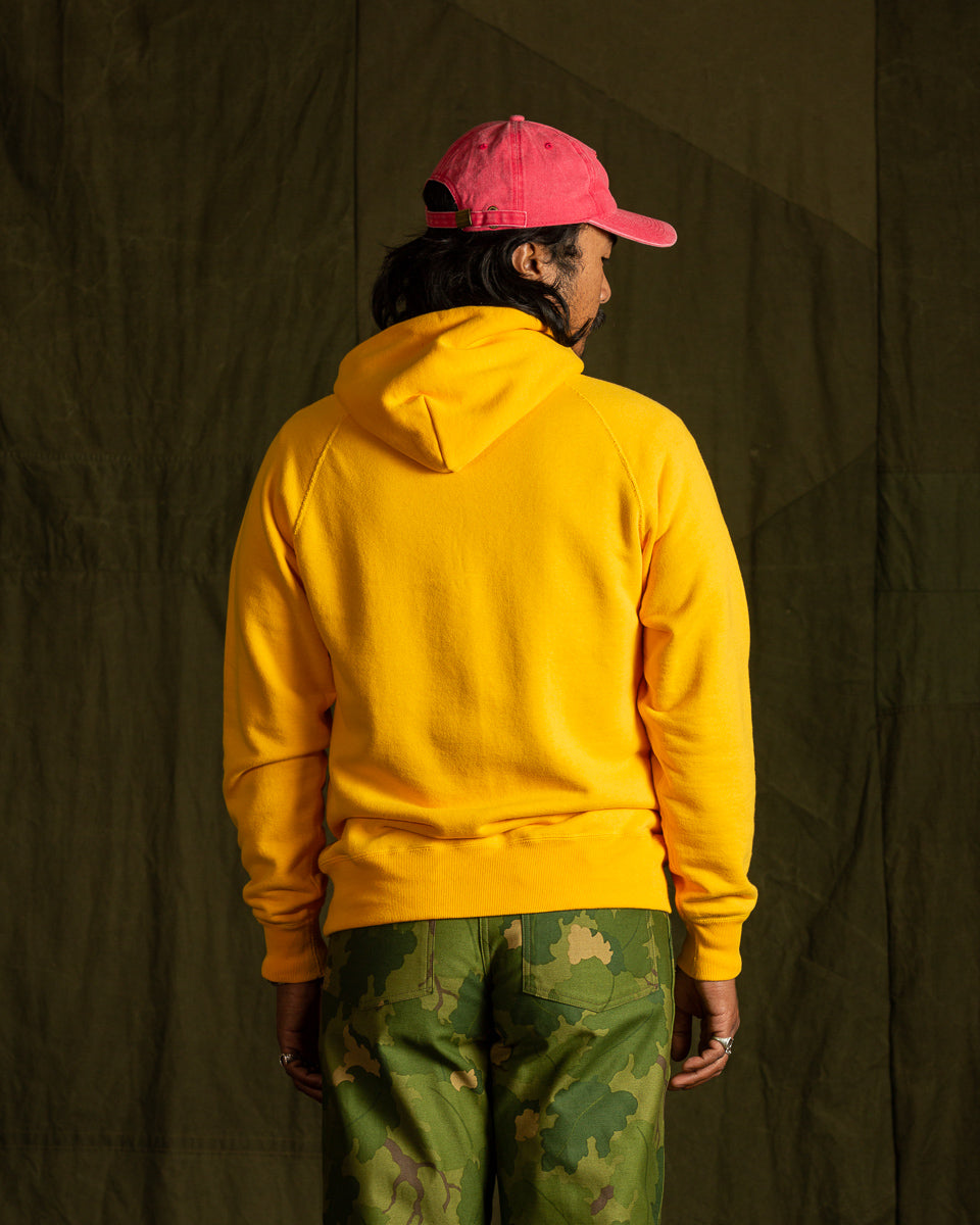 The Real McCoy's 9oz Loopwheel Pullover Hoodie - Yellow - Standard & Strange