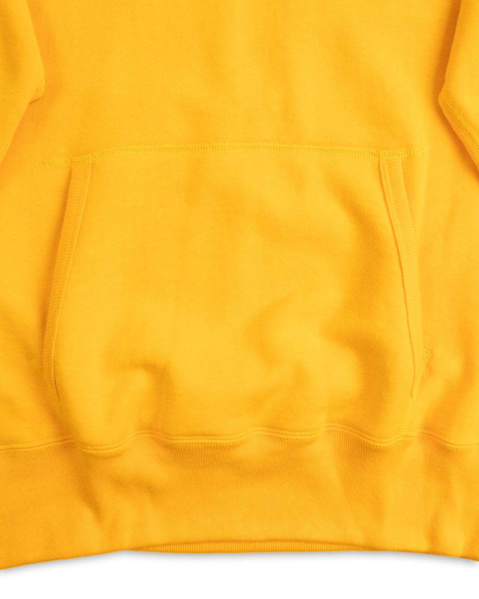 The Real McCoy's 9oz Loopwheel Pullover Hoodie - Yellow - Standard & Strange