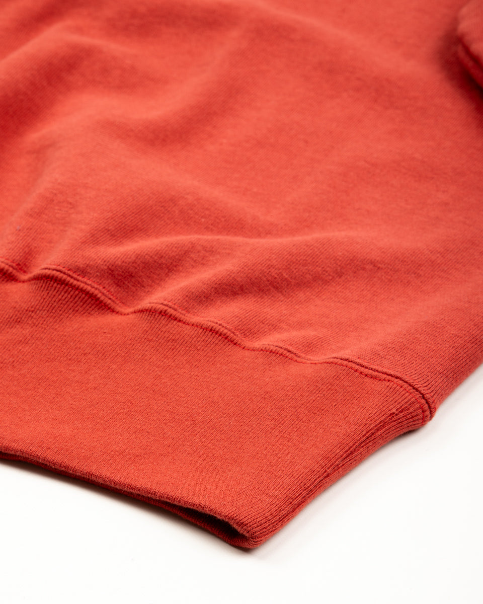 The Real McCoy's 9 oz Loopwheel Raglan Sweatshirt - Cherry - Standard & Strange