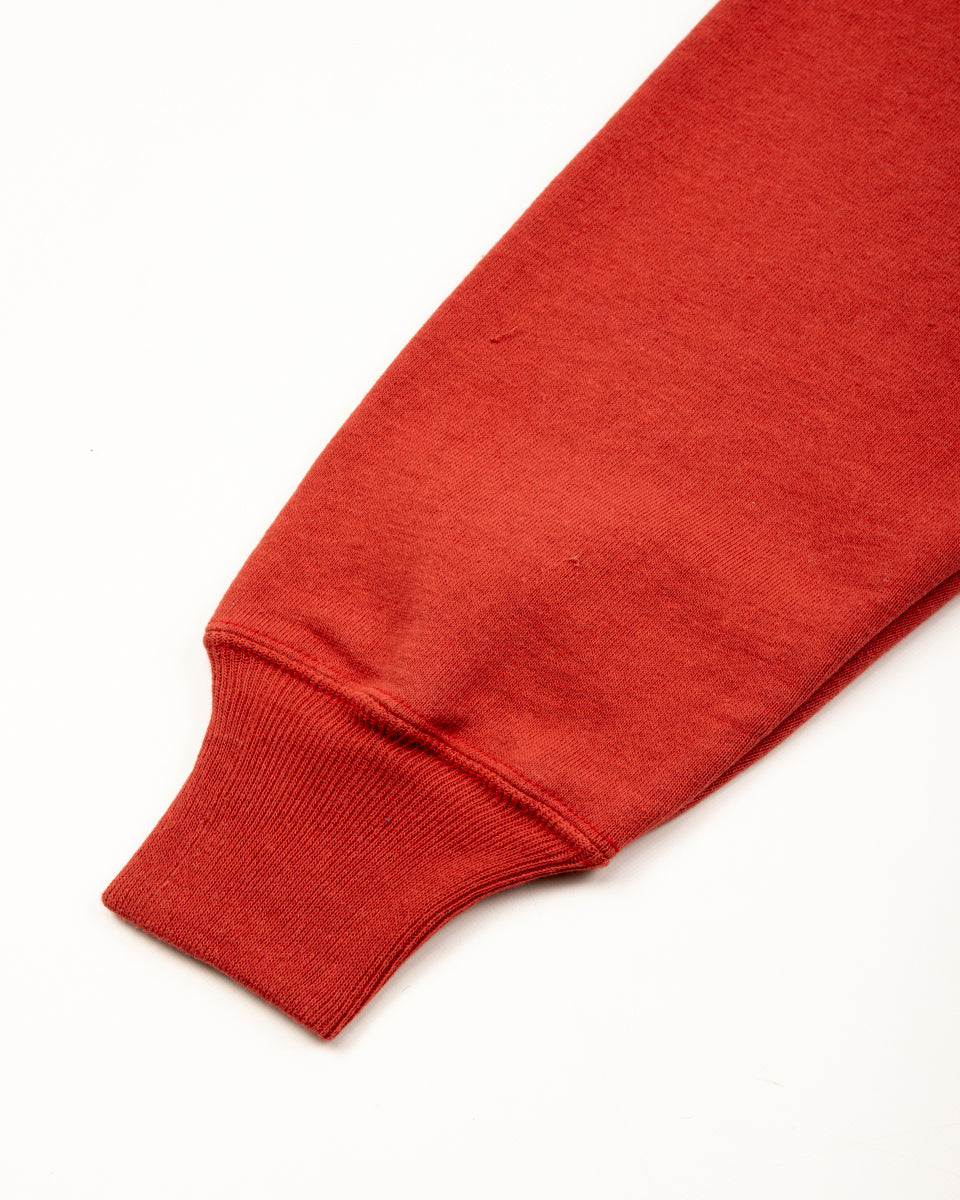 The Real McCoy's 9 oz Loopwheel Raglan Sweatshirt - Cherry - Standard & Strange