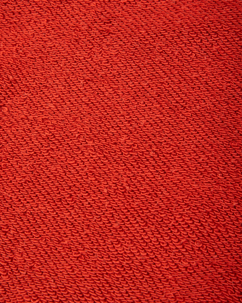 The Real McCoy's 9 oz Loopwheel Raglan Sweatshirt - Cherry - Standard & Strange