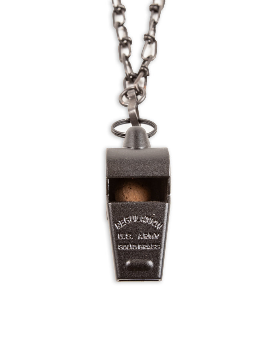 The Real McCoy's Aviator Whistle - Black Paint - Standard & Strange