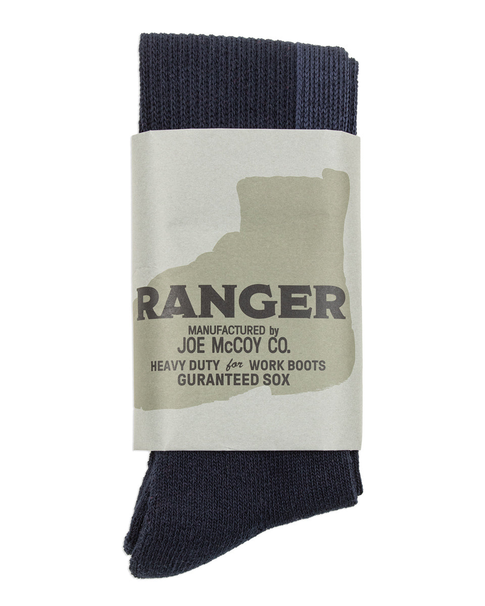 The Real McCoy's Boot Socks "Ranger" - Navy - Standard & Strange