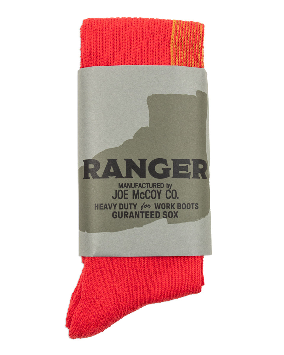 The Real McCoy's Boot Socks "Ranger" - Red - Standard & Strange