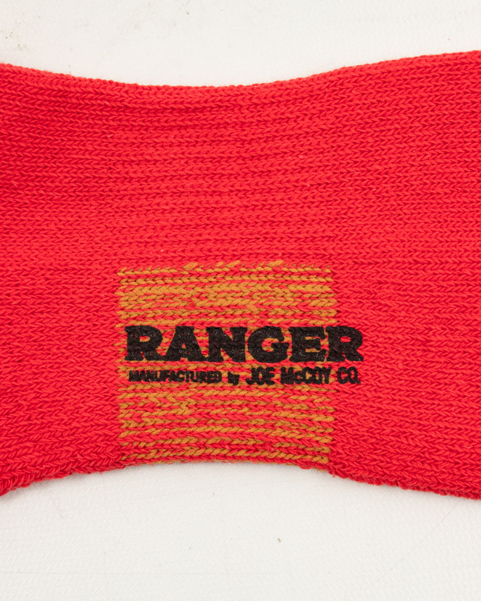 The Real McCoy's Boot Socks "Ranger" - Red - Standard & Strange