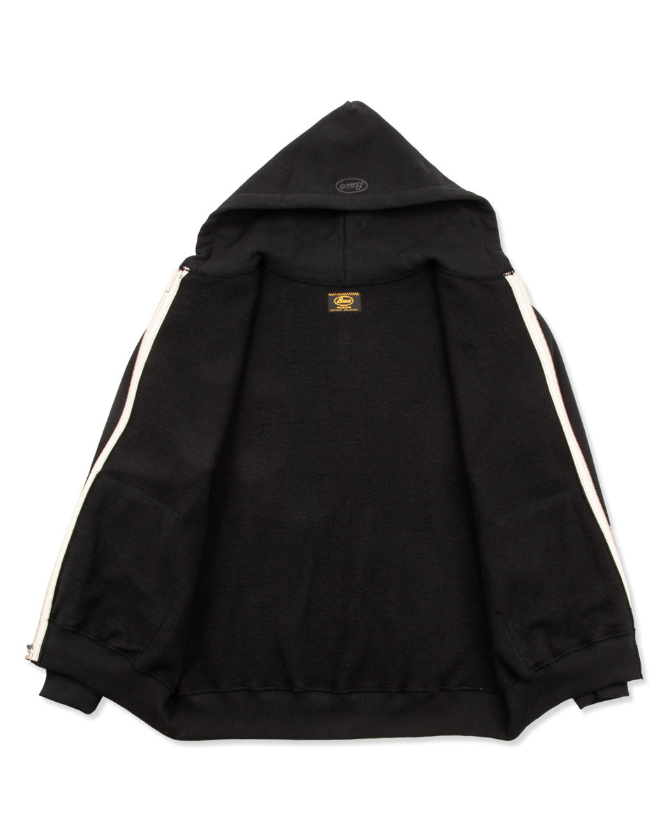 The Real McCoy's Buco F/Z Parka Sweatshirt - Black - Standard & Strange