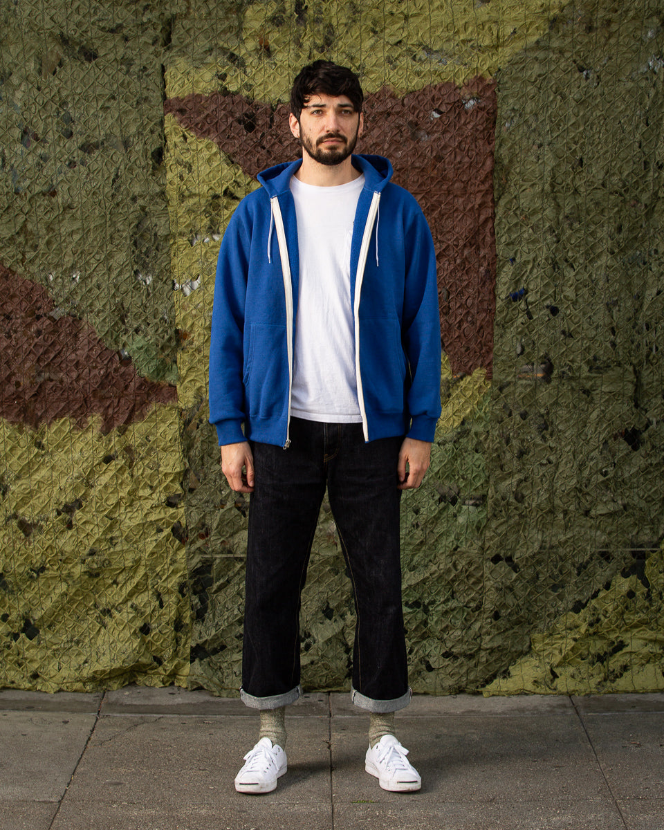 The Real McCoy's Buco F/Z Parka Sweatshirt - R. Blue - Standard & Strange