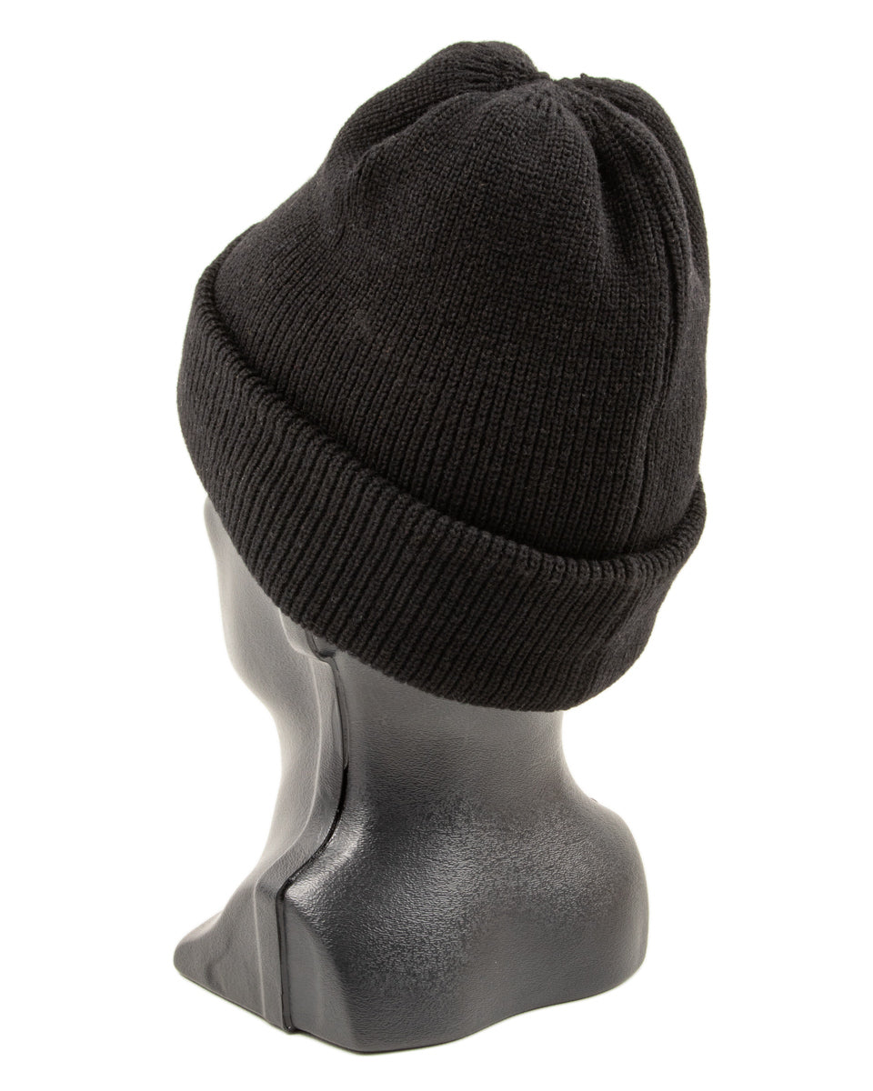 The Real McCoy's Buco Heavy Knit Cap - Black - Standard & Strange