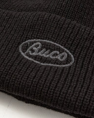 The Real McCoy's Buco Heavy Knit Cap - Black - Standard & Strange
