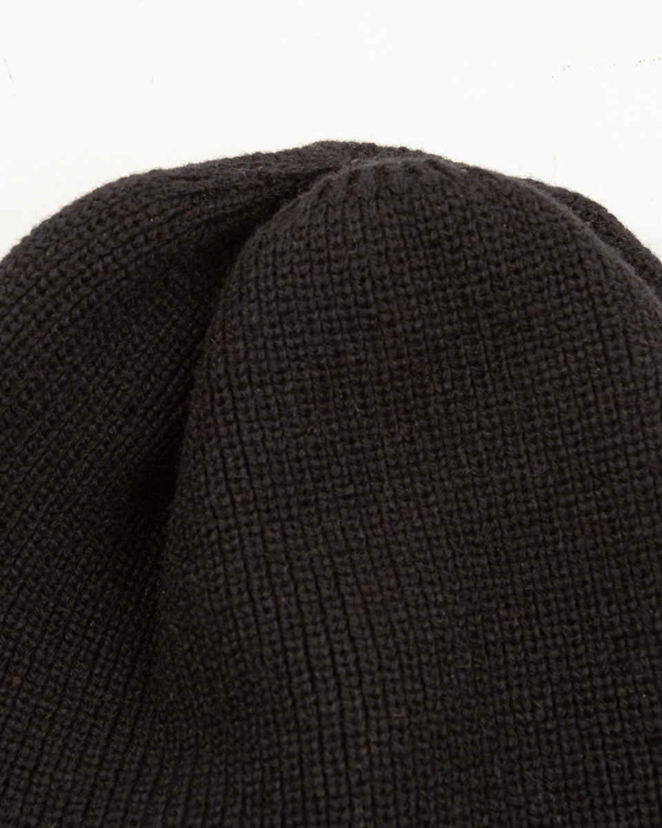 The Real McCoy's Buco Heavy Knit Cap - Black - Standard & Strange