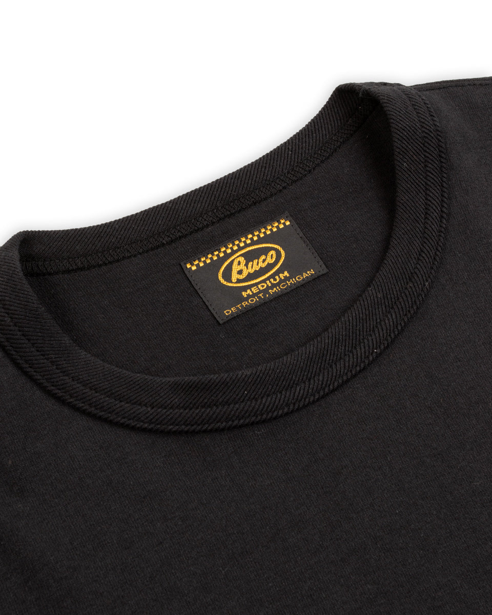 The Real McCoy's Buco L/S Tee / Original Buco - Black - Standard & Strange