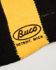 The Real McCoy's Buco Striped Action Socks - Yellow/Black - Standard & Strange