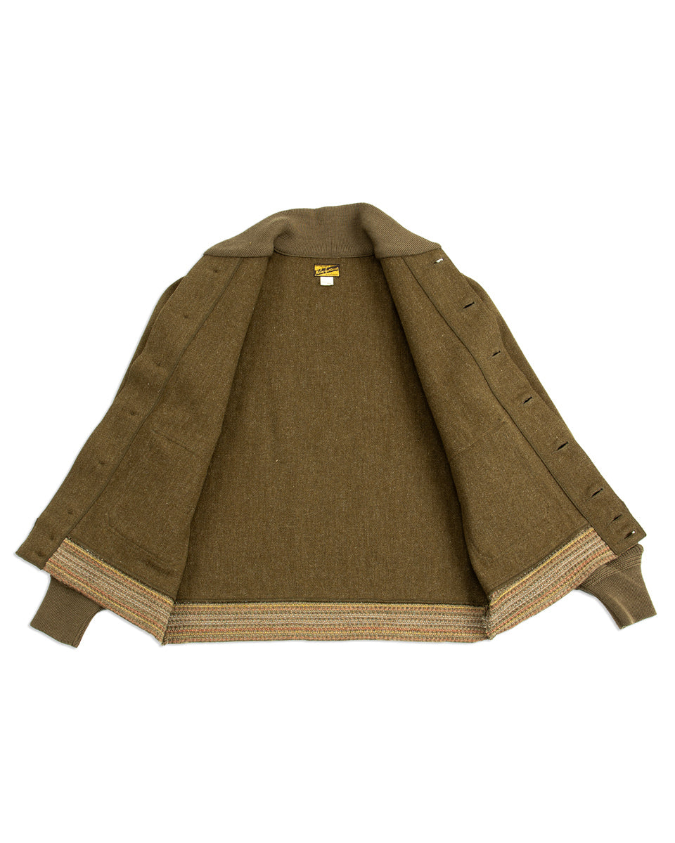 The Real McCoy's C.C.C. Wool Jacket - Olive - Standard & Strange