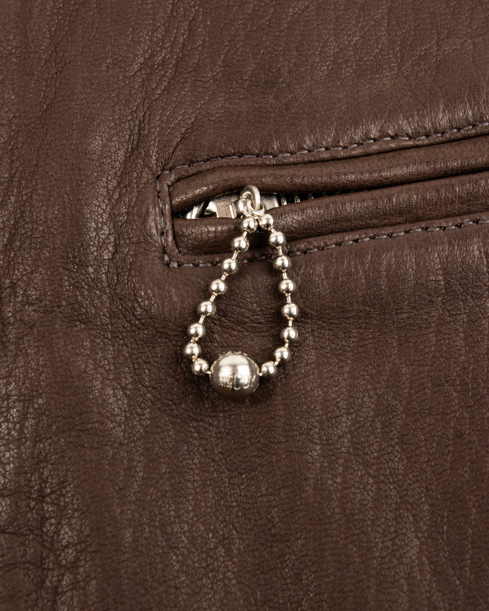 The Real McCoy's Freeman 30s Sports Jacket (Deerskin) - Brown - Standard & Strange