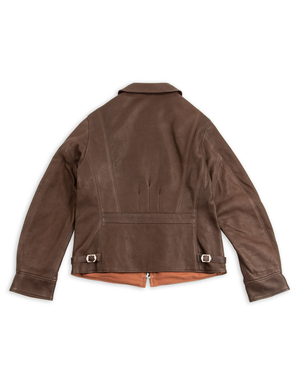 The Real McCoy's Freeman 30s Sports Jacket (Deerskin) - Brown - Standard & Strange