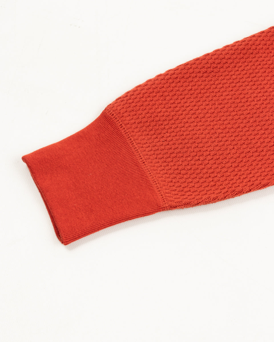 The Real McCoy's Honeycomb Thermal Shirt - B. Red - Standard & Strange