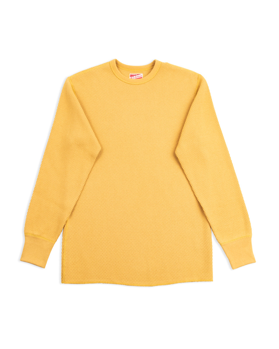 The Real McCoy's Honeycomb Thermal Shirt - Corn - Standard & Strange