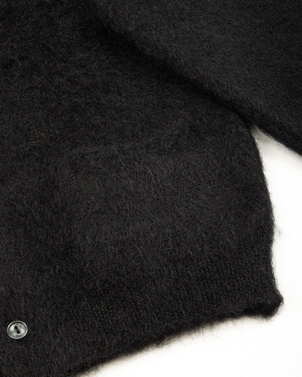 The Real McCoy's Joe McCoy Mohair Cardigan - Black - Standard & Strange