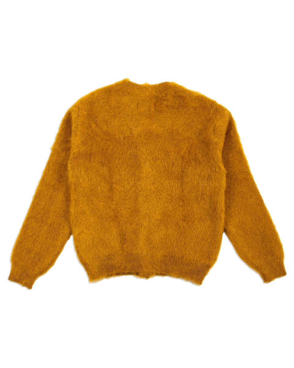 The Real McCoy's Joe McCoy Mohair Cardigan - Mustard - Standard & Strange