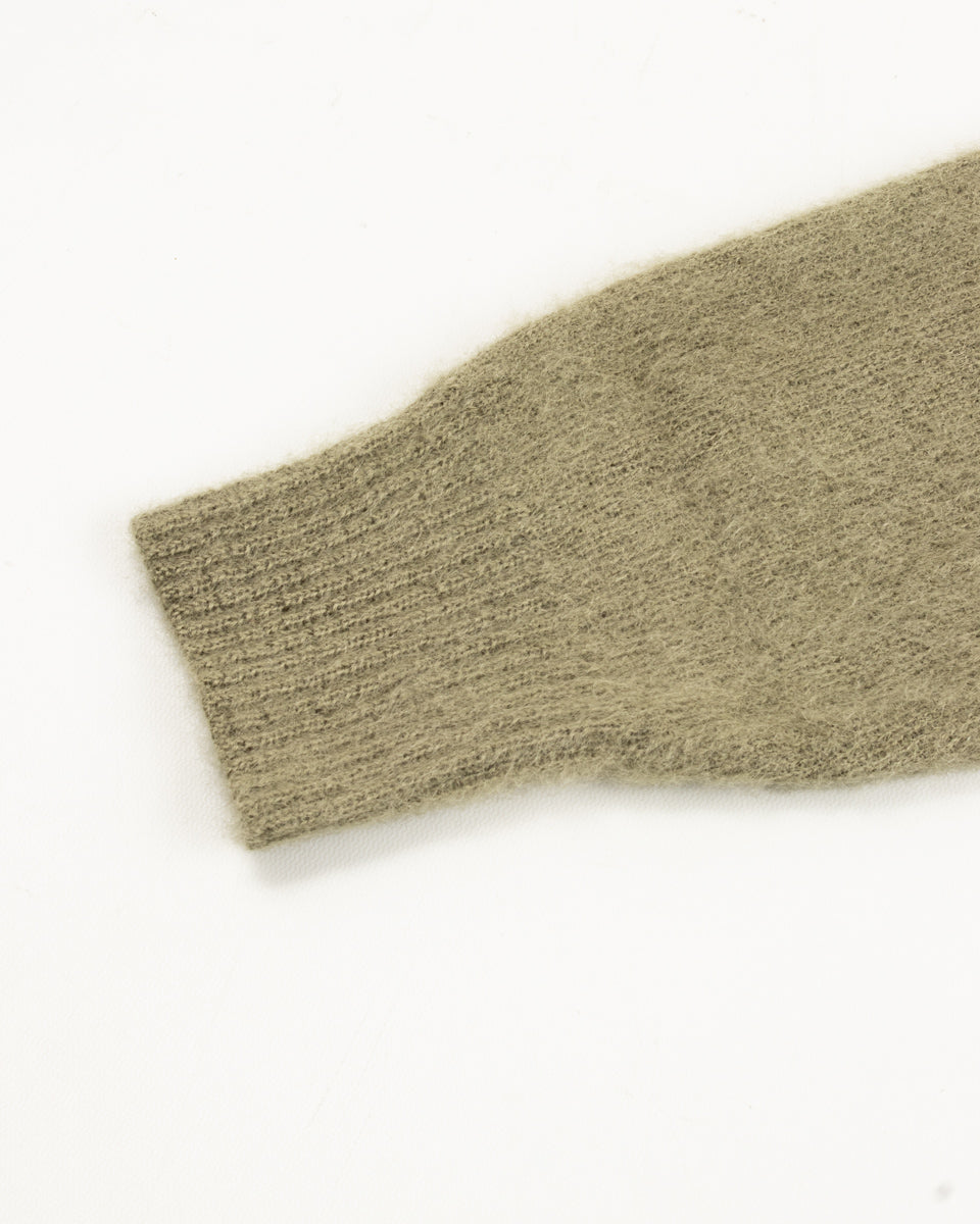 The Real McCoy's Joe McCoy Mohair V-Neck Sweater - Mint - Standard & Strange