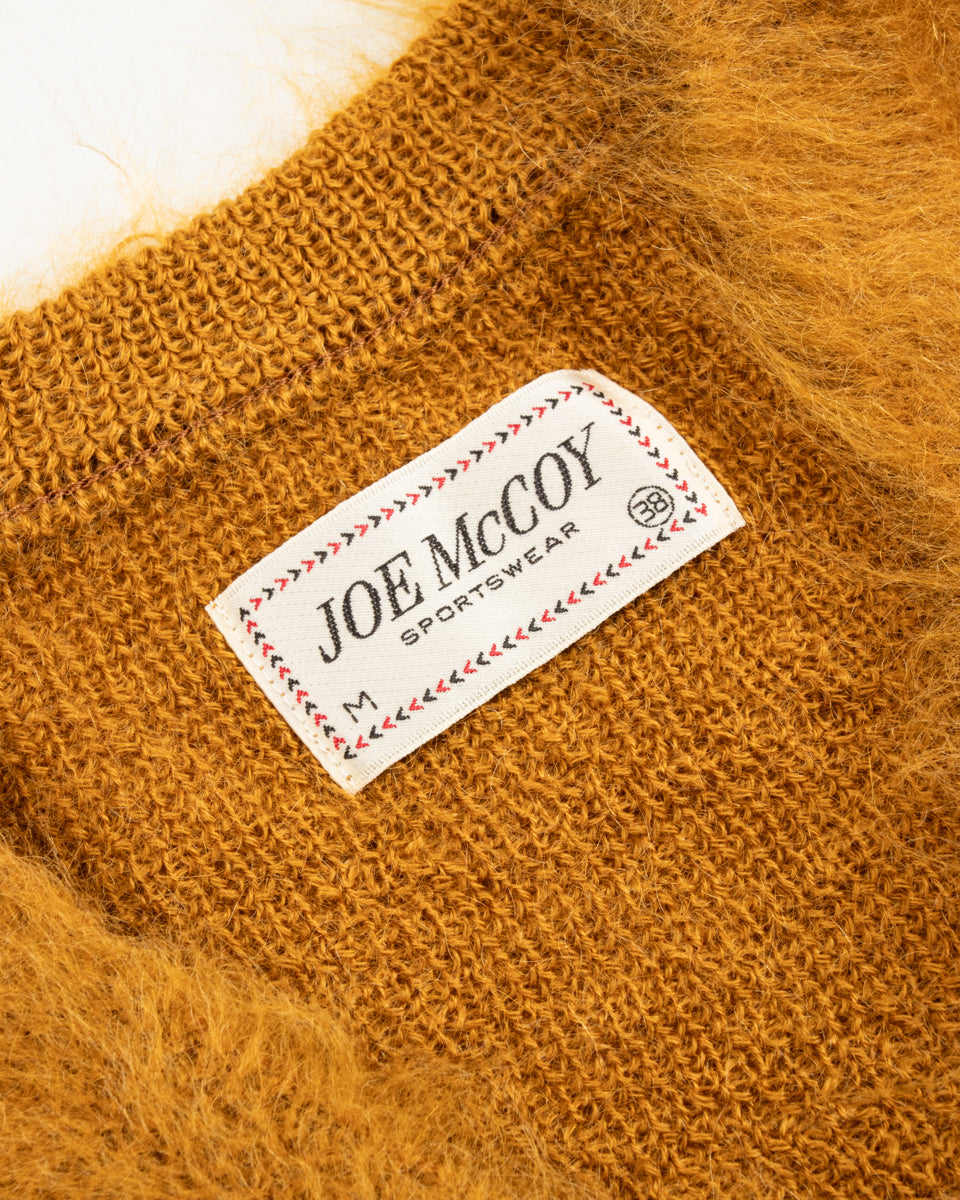 The Real McCoy's Joe McCoy Mohair V-Neck Sweater - Mustard - Standard & Strange