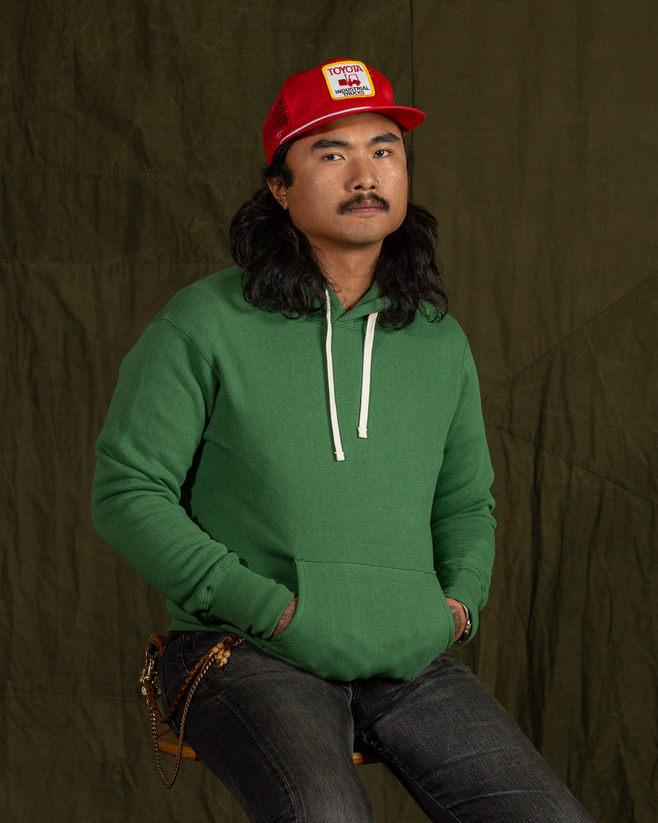 The Real McCoy's Loopwheel Pullover Hoodie - Shamrock - Standard & Strange