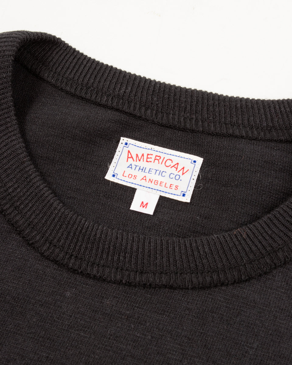 The Real McCoy's Loopwheeled Athletic Longsleeve Tee - Black - Standard & Strange