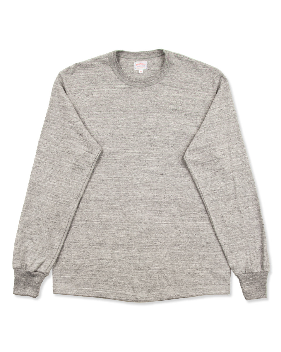 The Real McCoy's Loopwheeled Athletic Longsleeve Tee - Gray - Standard & Strange