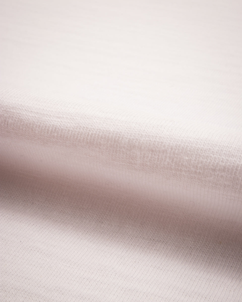 The Real McCoy's Loopwheeled Athletic Longsleeve Tee - White - Standard & Strange