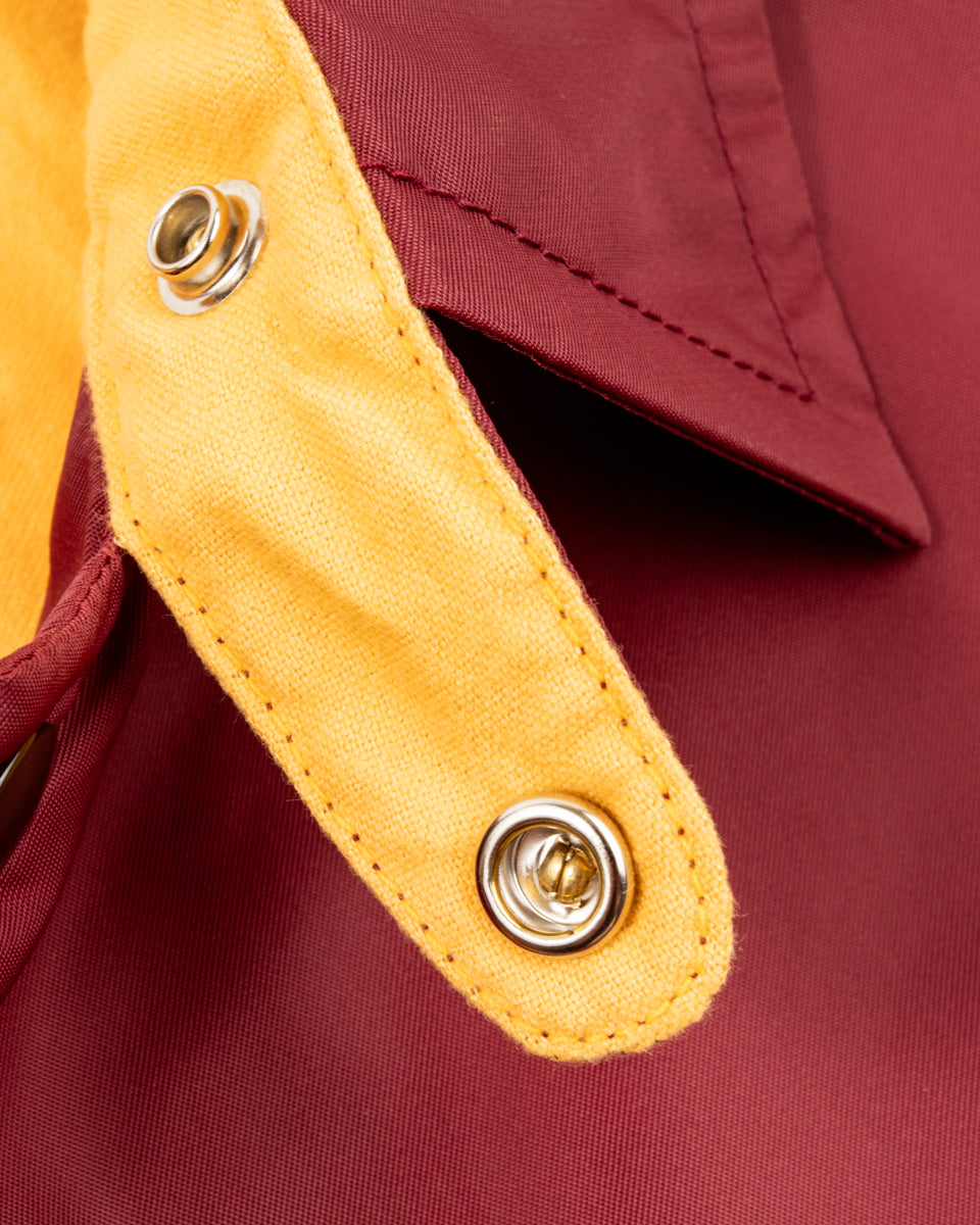 The Real McCoy's Nylon Coach Jacket / Birdies - Burgundy - Standard & Strange