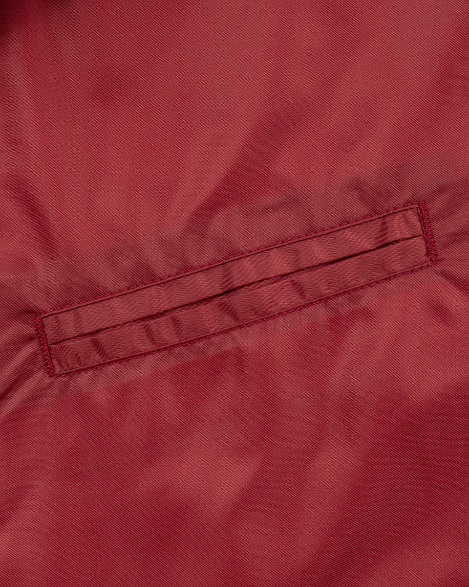 The Real McCoy's Nylon Coach Jacket / Birdies - Burgundy - Standard & Strange